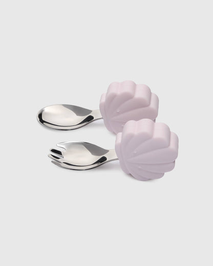 Learning Utensils Set - Skylar Shell