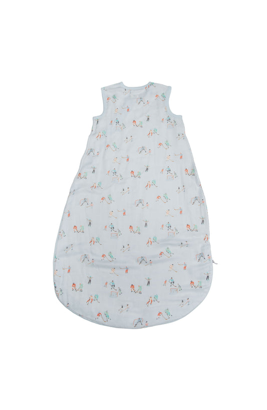 Baby Bamboo Muslin Sleep Sack 0.5 TOG - Ice Hockey