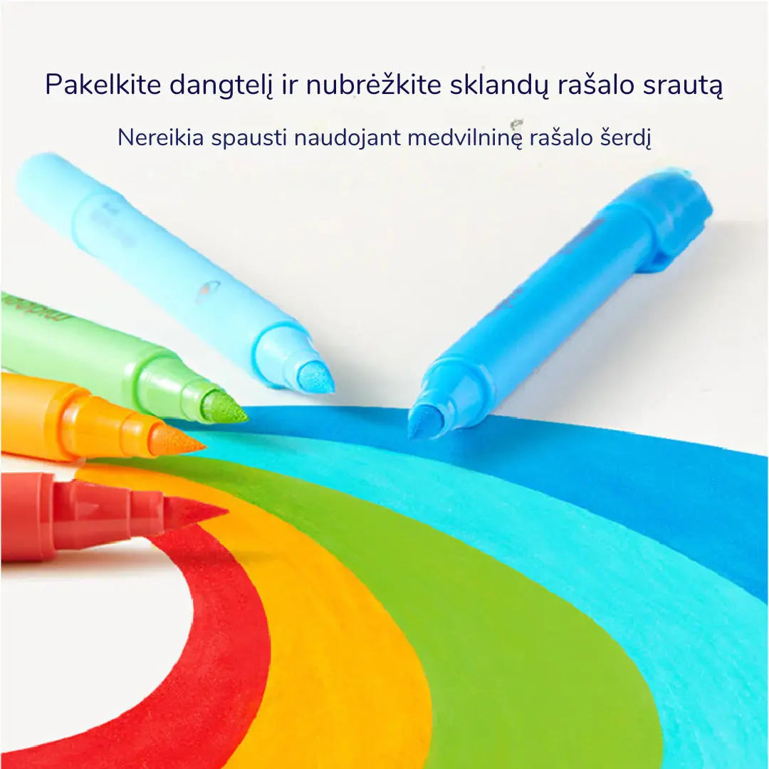 Acrylic Markers - Ultra-Soft Nib 6 Colors