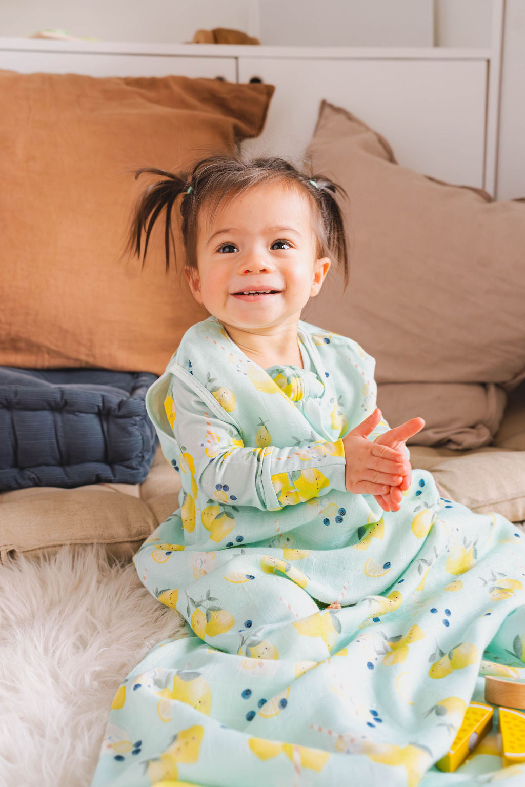 Gigoteuse bébé en mousseline de bambou 0,5 TOG - Lemon Squeezy