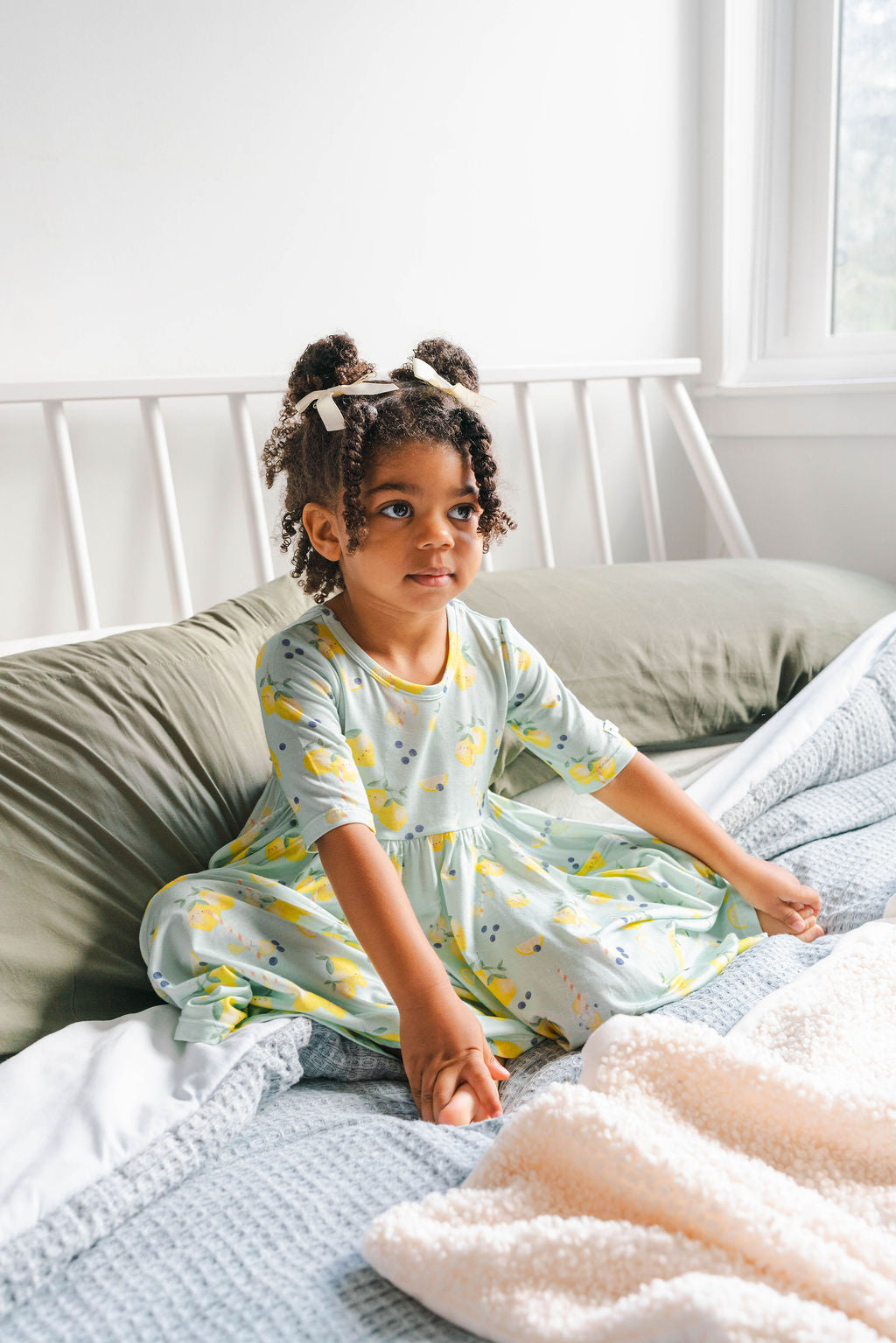 Robe patineuse à manches courtes - Lemon Squeezy