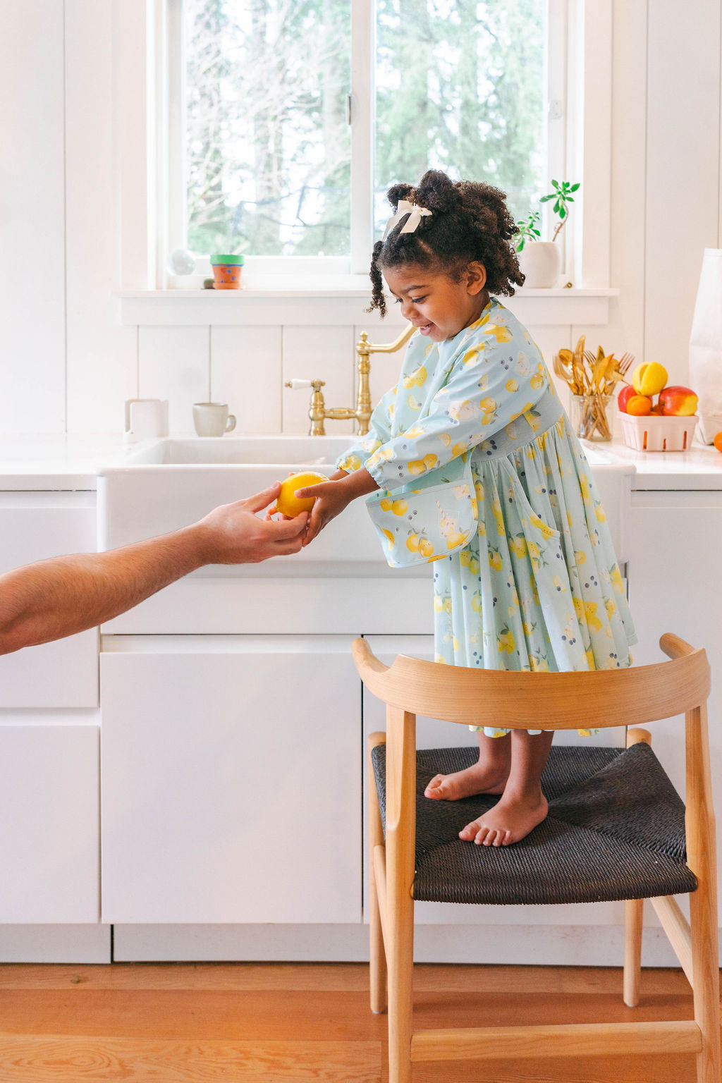 Robe patineuse à manches courtes - Lemon Squeezy