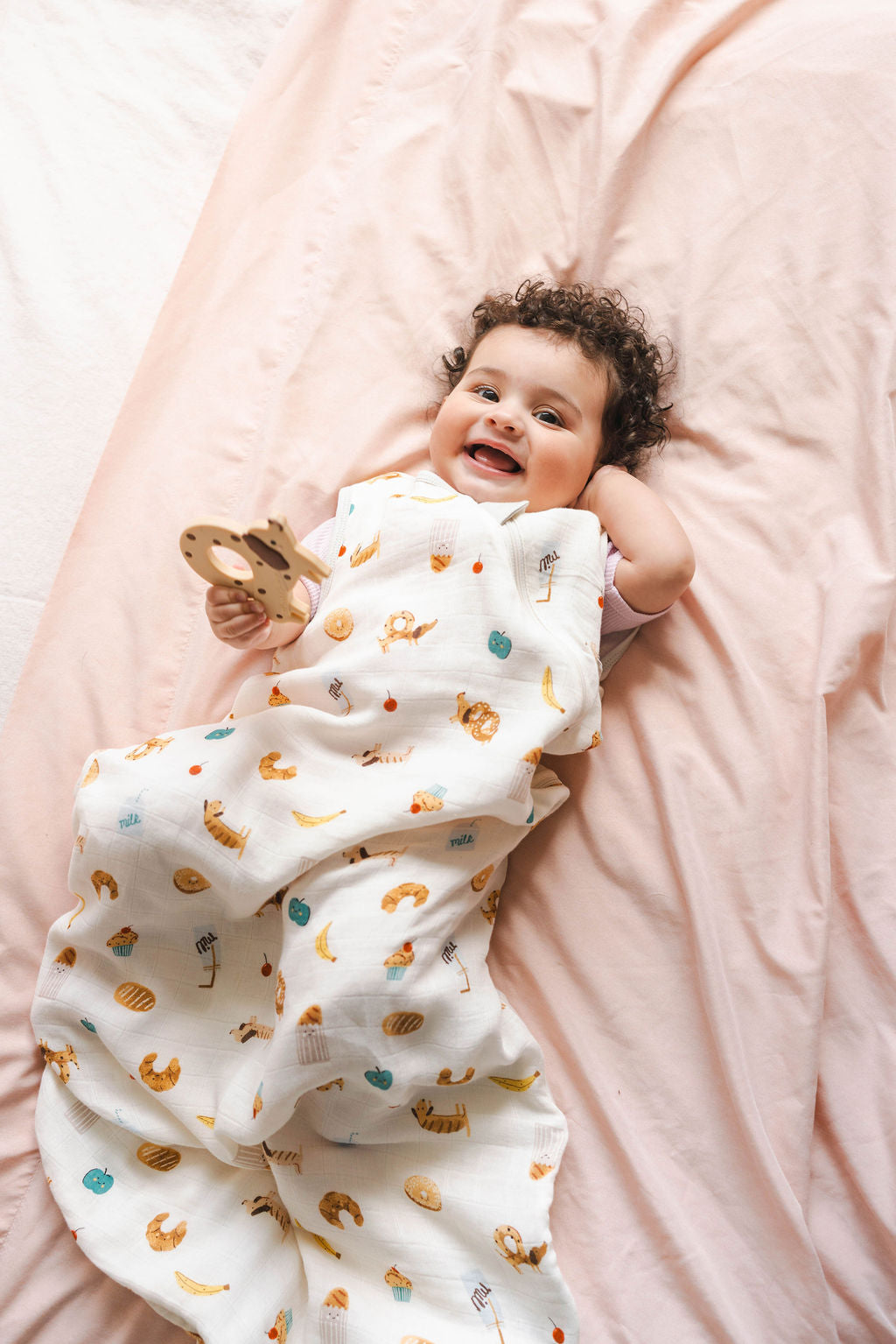 Gigoteuse en mousseline de bambou 0.5 TOG - French Breakfast