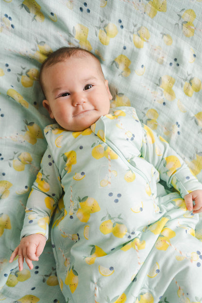 Baby Sleep Sack TENCEL™ 1.0 TOG - Lemon Squeezy
