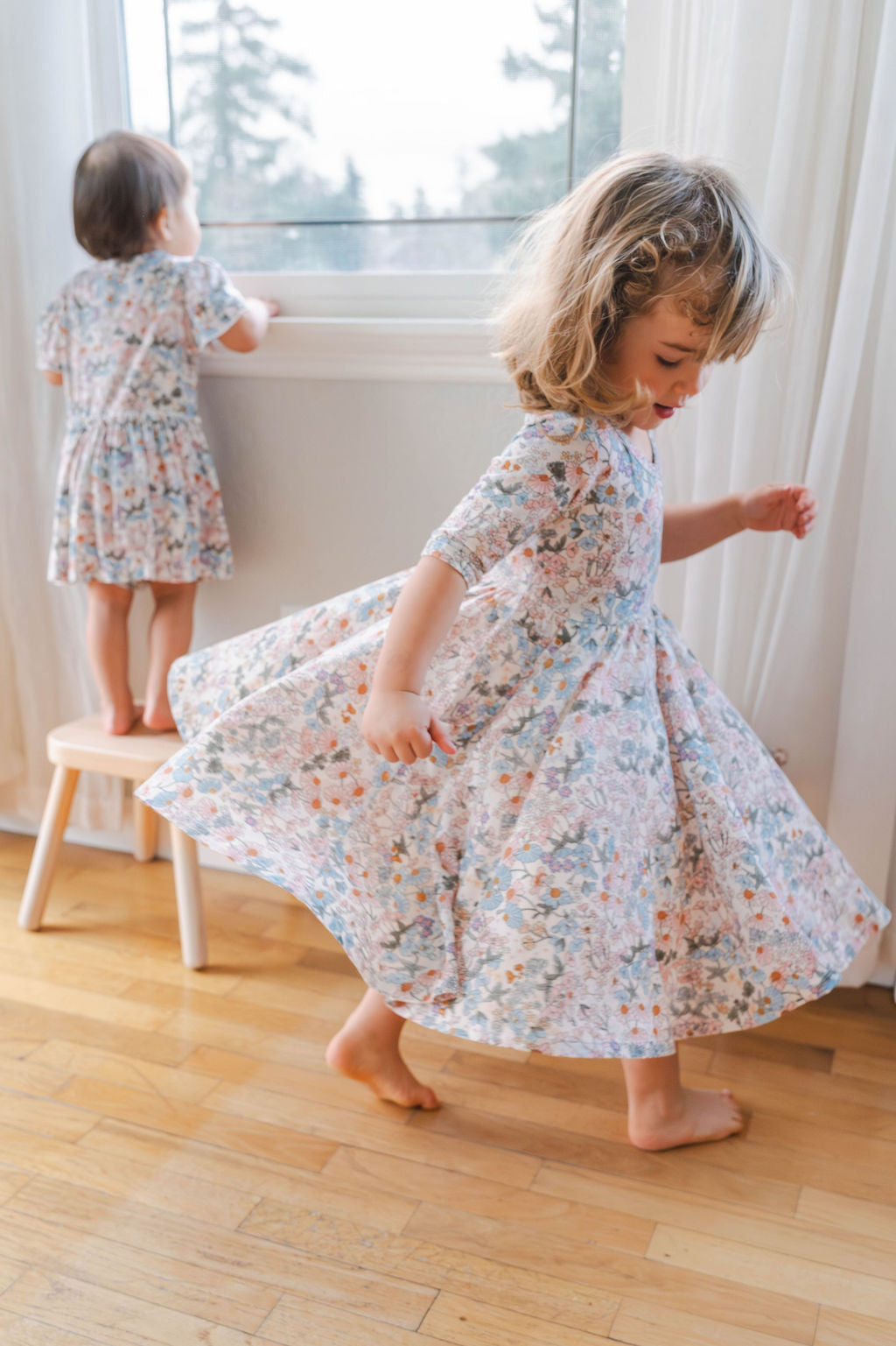 Robe-body à manches courtes - Jardin anglais