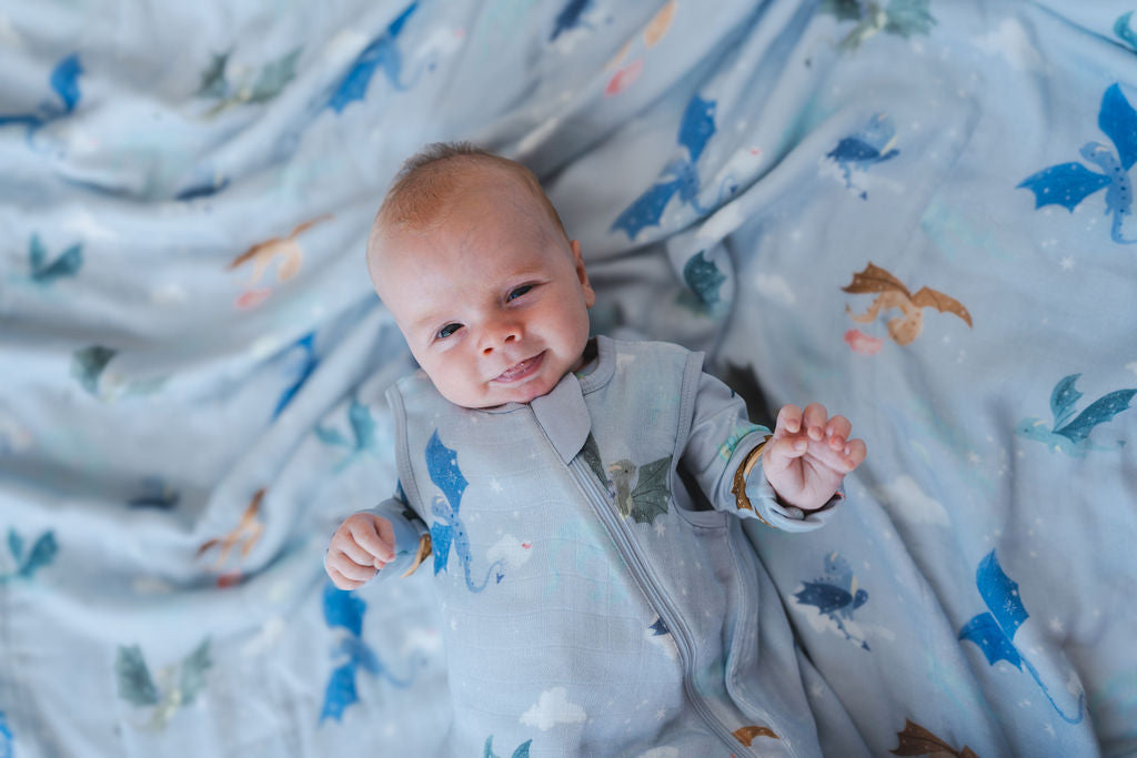Muslin Swaddle - Magical Dragons