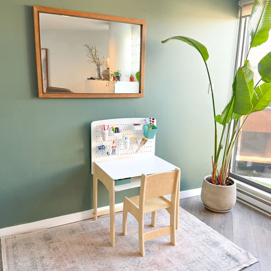 LUMEN - Big Kid Desk & Chair | Adjustable Height Study Table