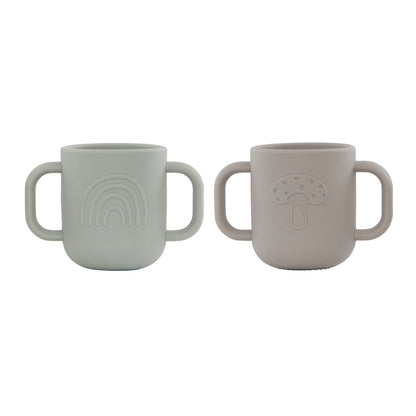Kappu Cup - Lot de 2 - Argile / Menthe pâle
