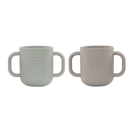 Kappu Cup - Pack of 2 - Clay / Pale mint