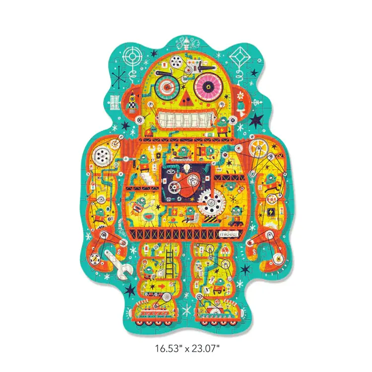 Irregular Shape Puzzle - Robot Factory