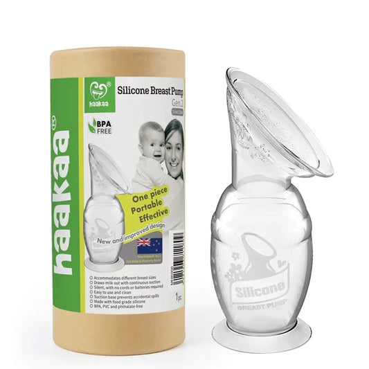 Haakaa Silicone Breast Pump, 100 ml