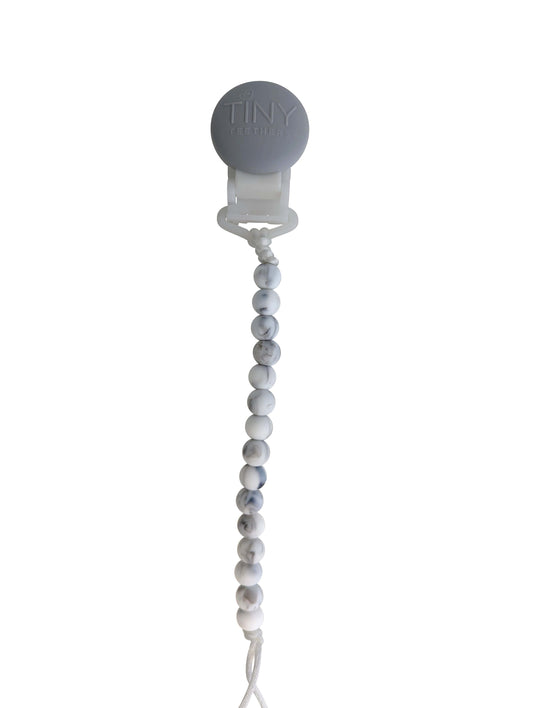 Attache de suce signature – perles de silicone alimentaire