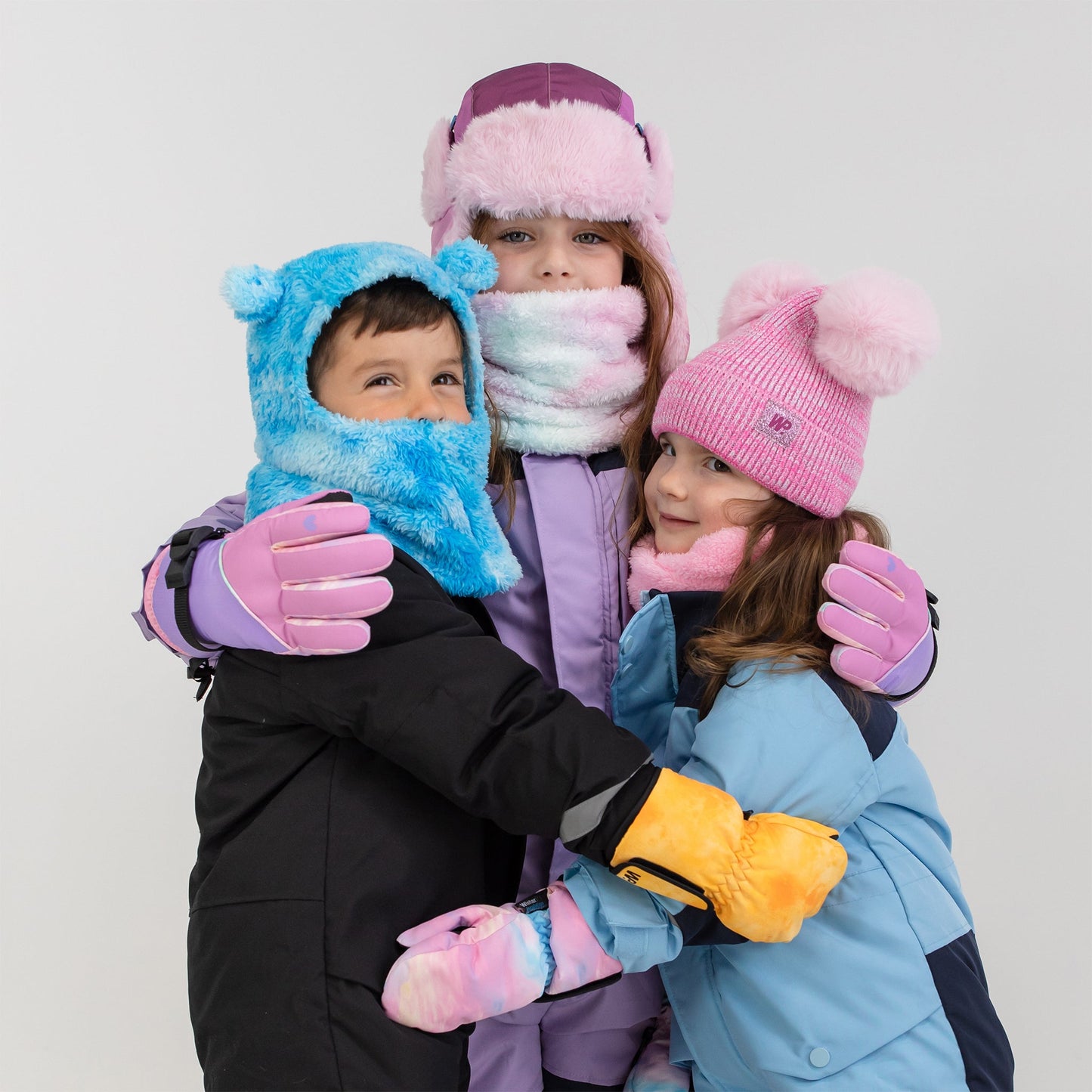 Marine Ombre Plush Bear Balaclava