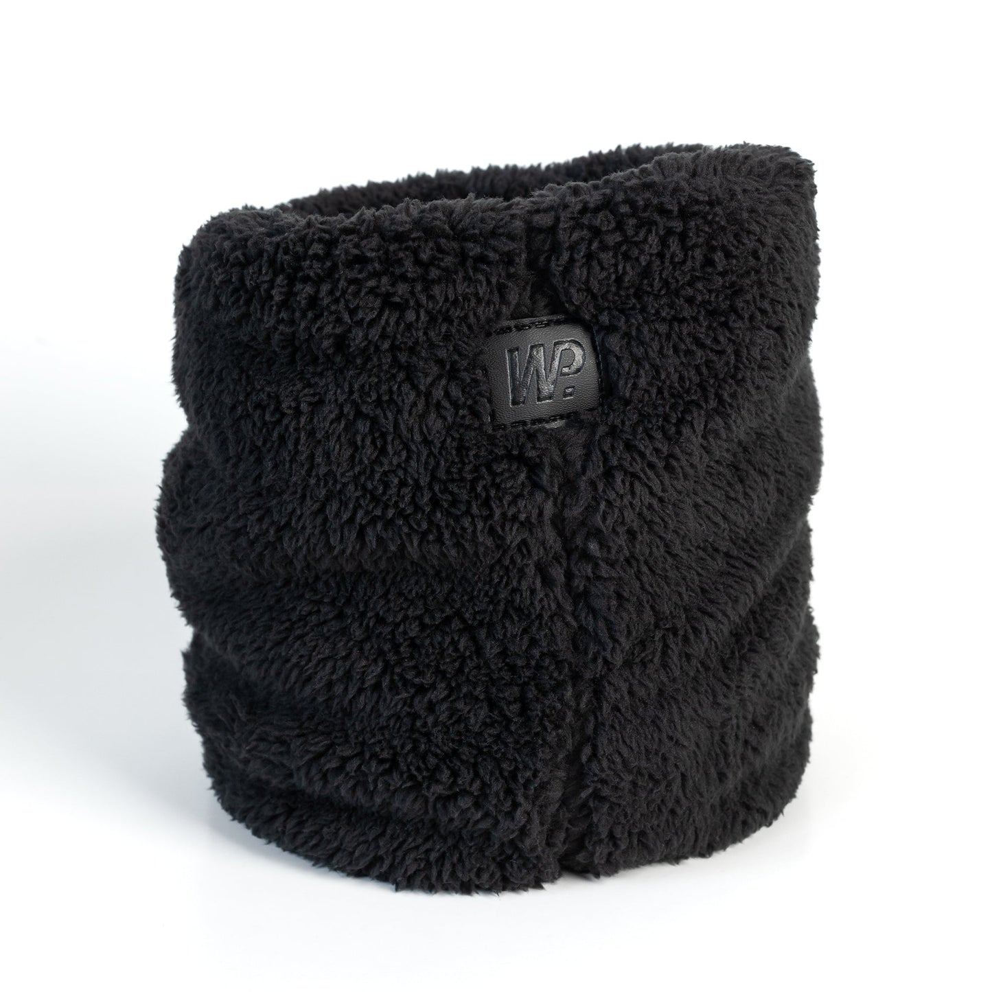 Midnight Black Plush Neck Warmer