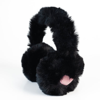 Midnight Heart Faux Fur Earmuff