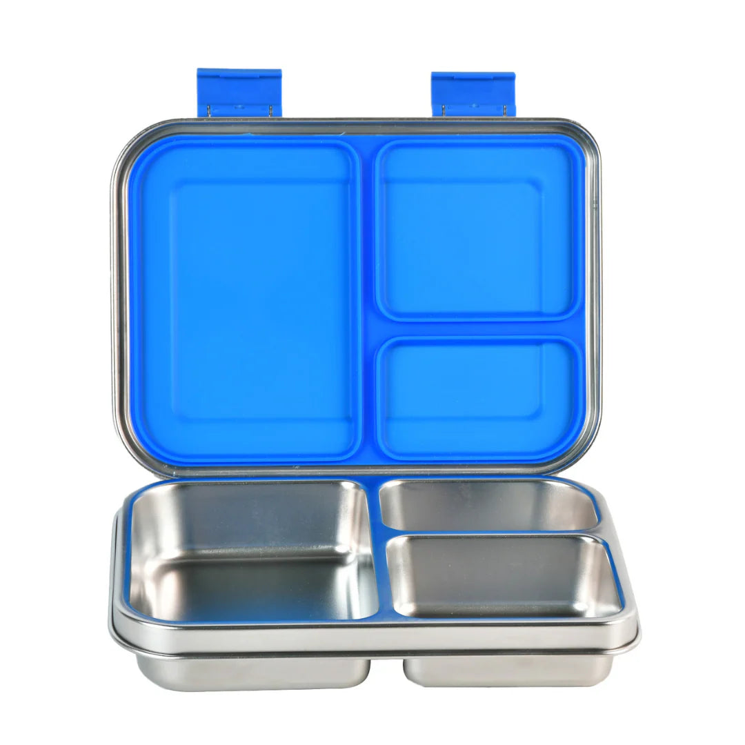 Boîte à déjeuner anti-fuite en acier inoxydable avec compartiments – Style Bento pour enfants et adultes