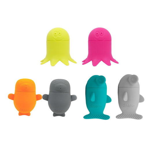 Büddies : jouets de bain modulables en silicone