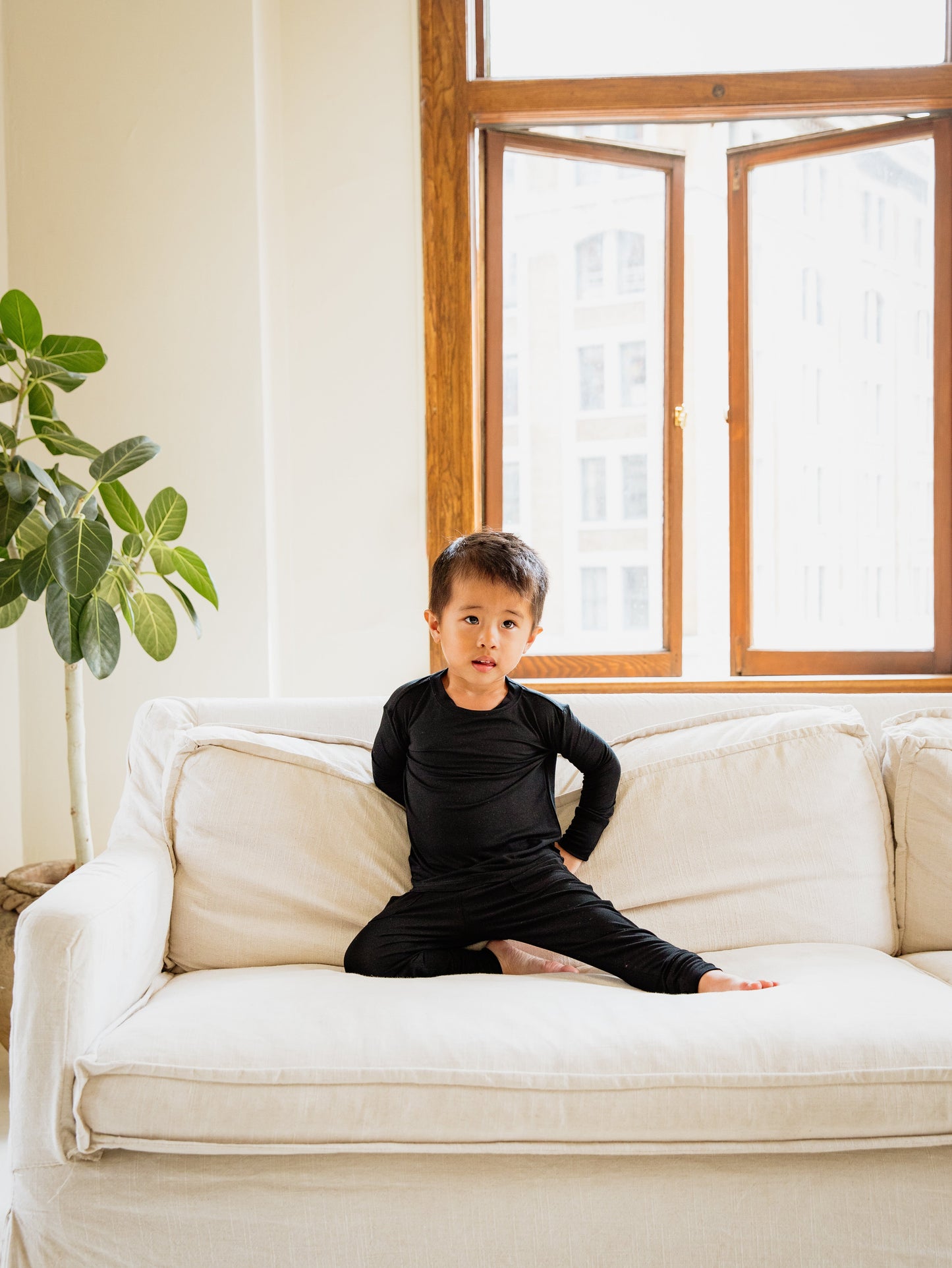 Onyx Bamboo 2-Piece Long Sleeve Jogger Set