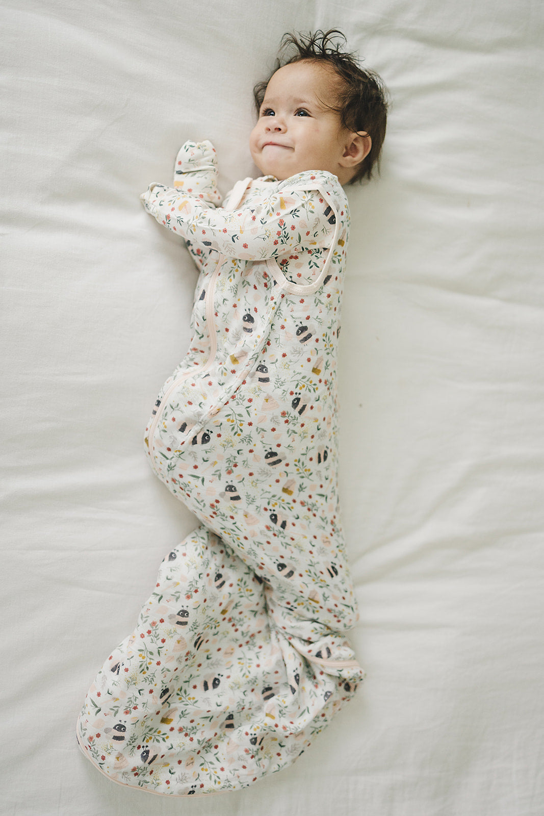 Baby Bamboo Muslin Sleep Sack 0.5 TOG - Bumble Bees