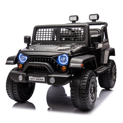 Voiture électrique 12V tout-terrain Jeep 2026 pour enfants avec télécommande