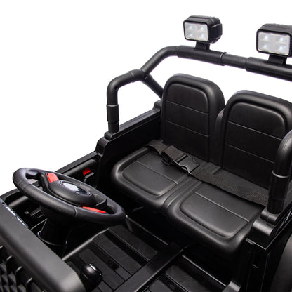 Voiture électrique 12V tout-terrain Jeep 2026 pour enfants avec télécommande