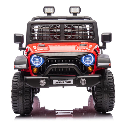 Voiture électrique 12V tout-terrain Jeep 2026 pour enfants avec télécommande