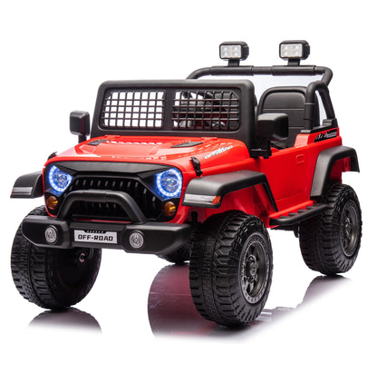 Voiture électrique 12V tout-terrain Jeep 2026 pour enfants avec télécommande