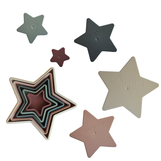 Étoiles gigognes à emboîter, ensemble de 5