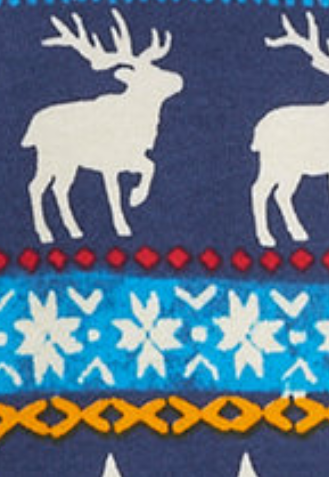 Pyjama à pieds pour bébé Painted Fair Isle marine