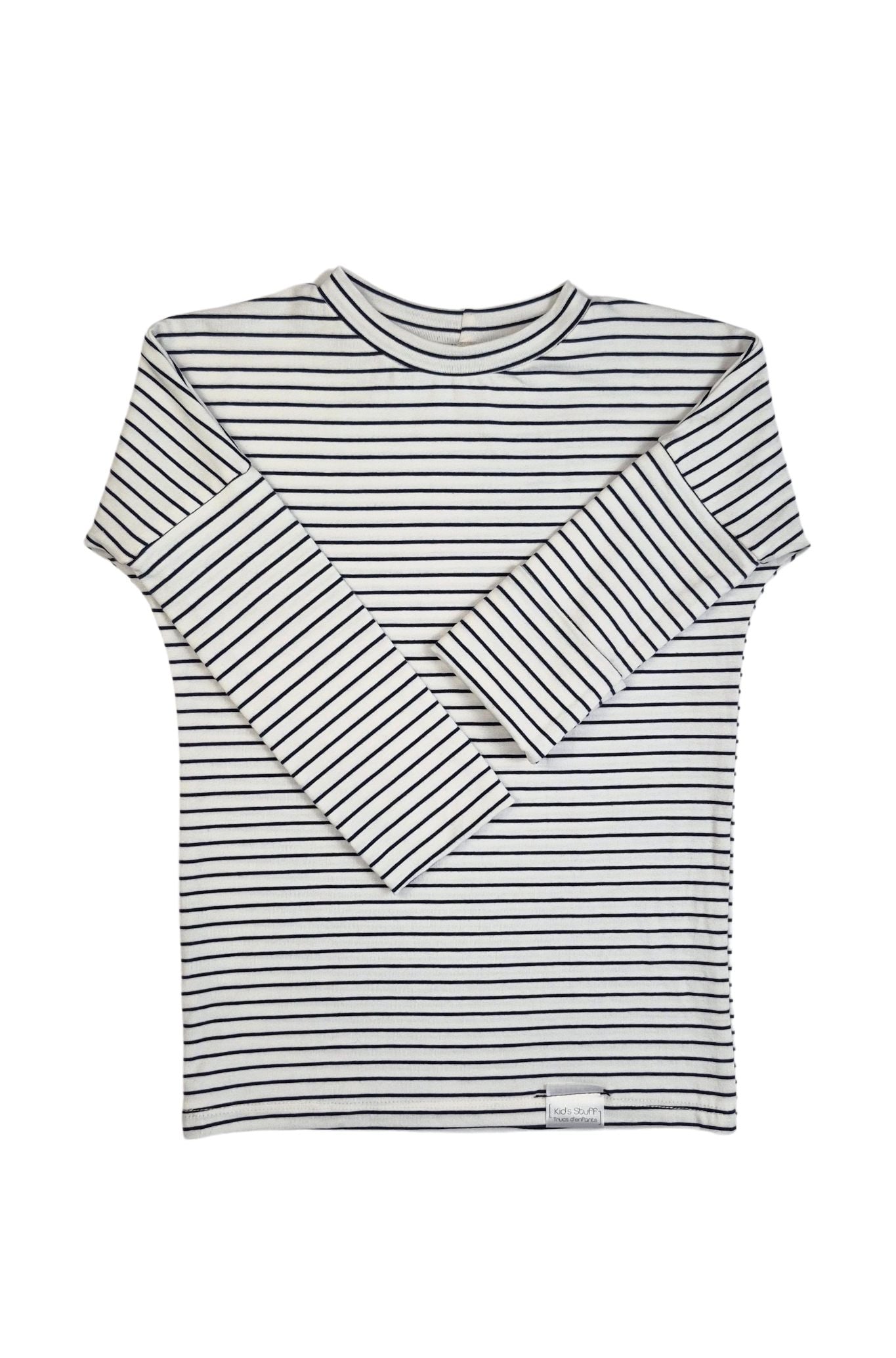 Grow With Me Shirt | Navy Stripes