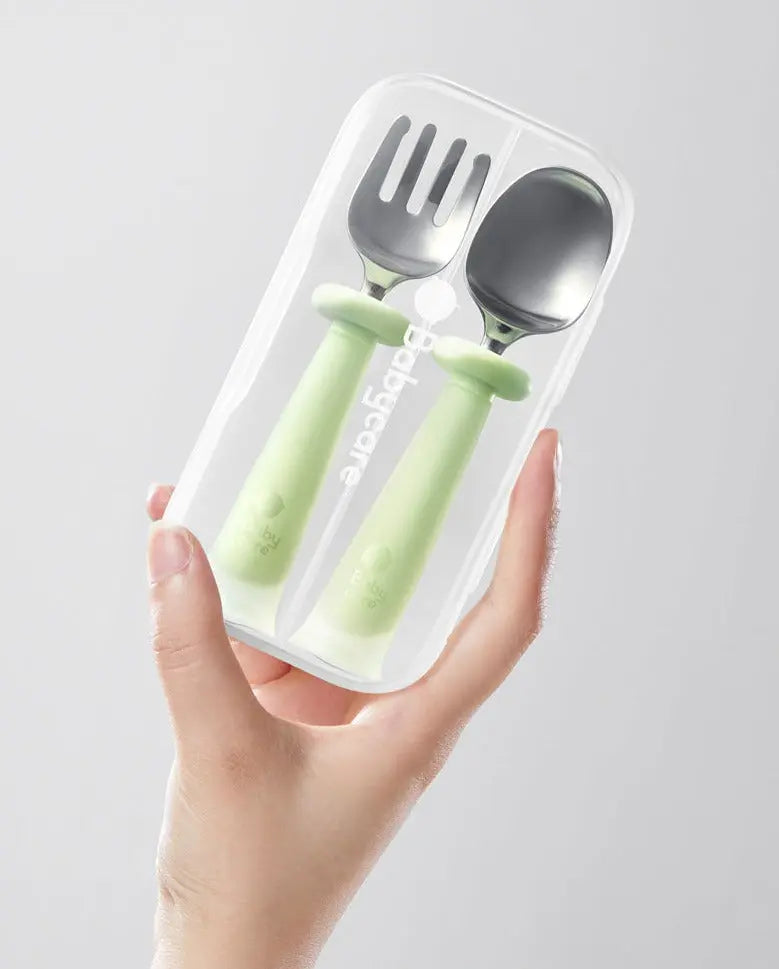 Stainless Steel Spoon & Fork Set 2pcs