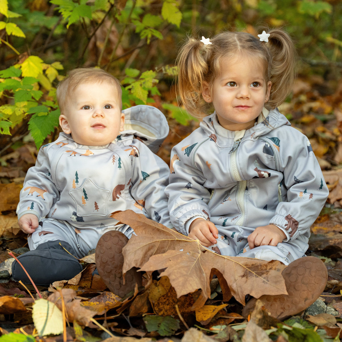 Verdant Softshell Water Resistant Outdoor Coverall(True North Print)