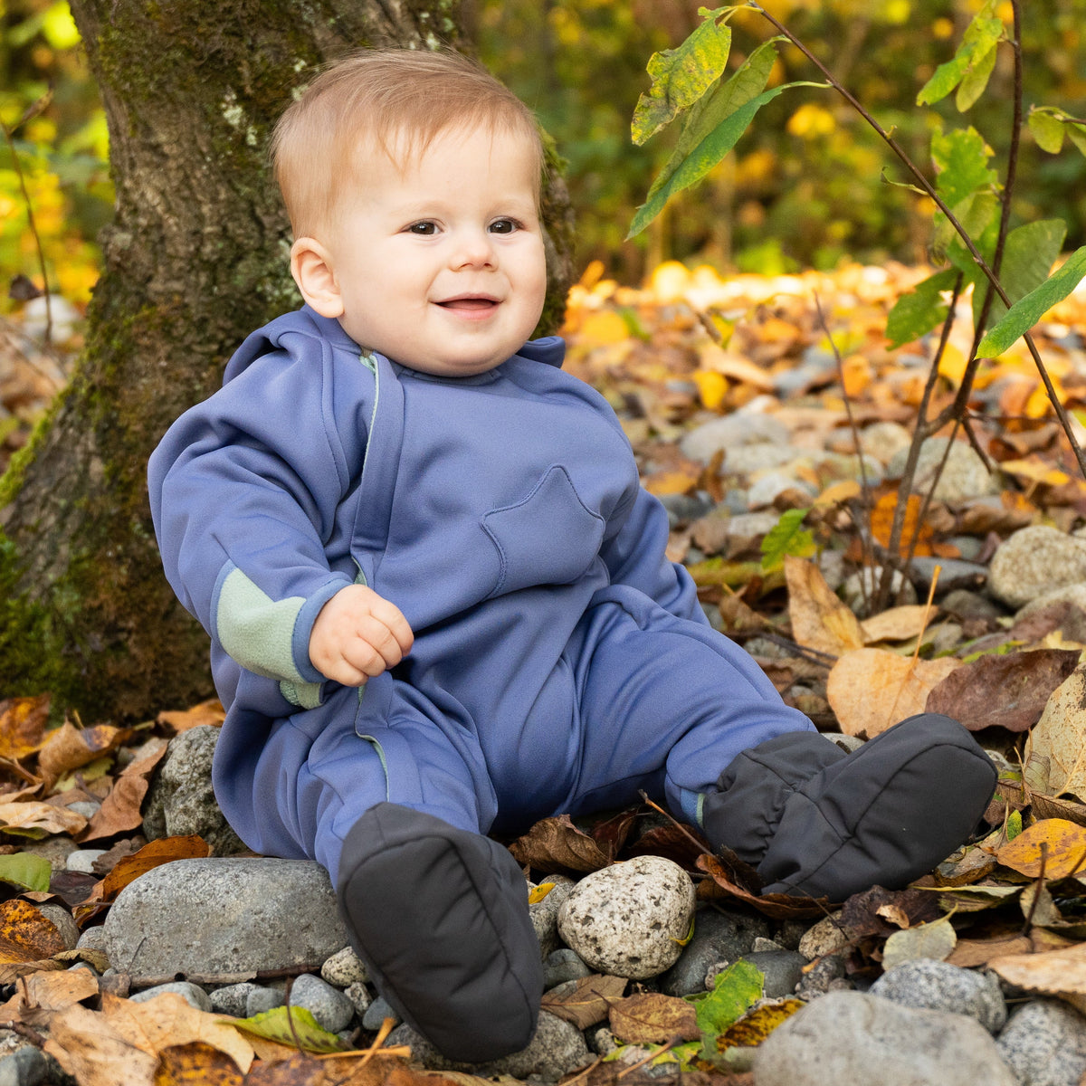 Verdant Softshell Water Resistant Outdoor Coverall (Astro Blue)