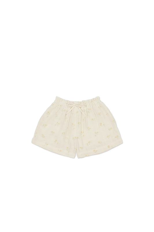 Short en mousseline de coton biologique Élodie - Pauline Chamomile | Jamie Kay
