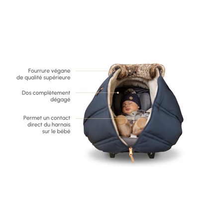 Winter Car Seat Cover - Sherpa Collection (-30°C to 5°C)
