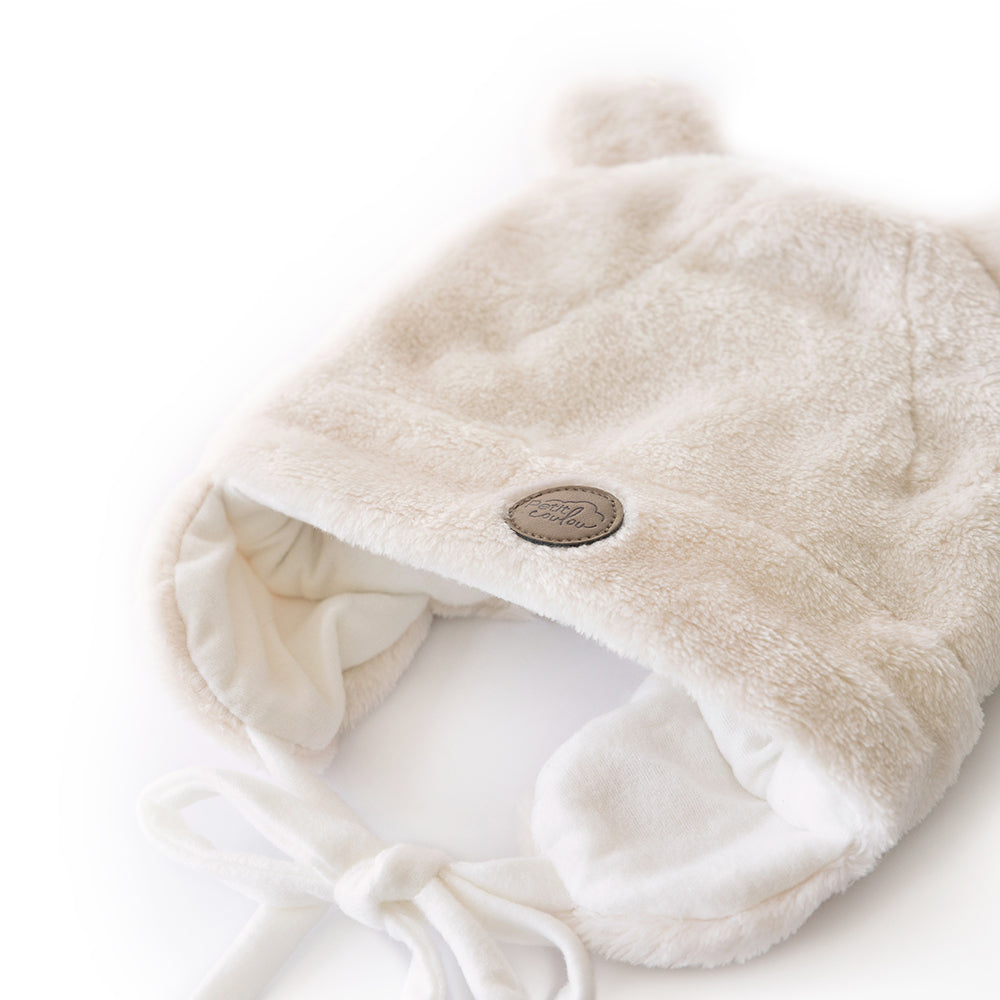 Petit coulou Minky Bear Gift Set for Baby (4 accessories)