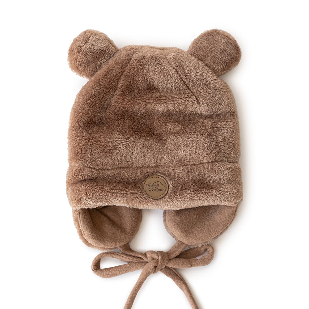 Petit coulou Minky Bear Gift Set for Baby (4 accessories)