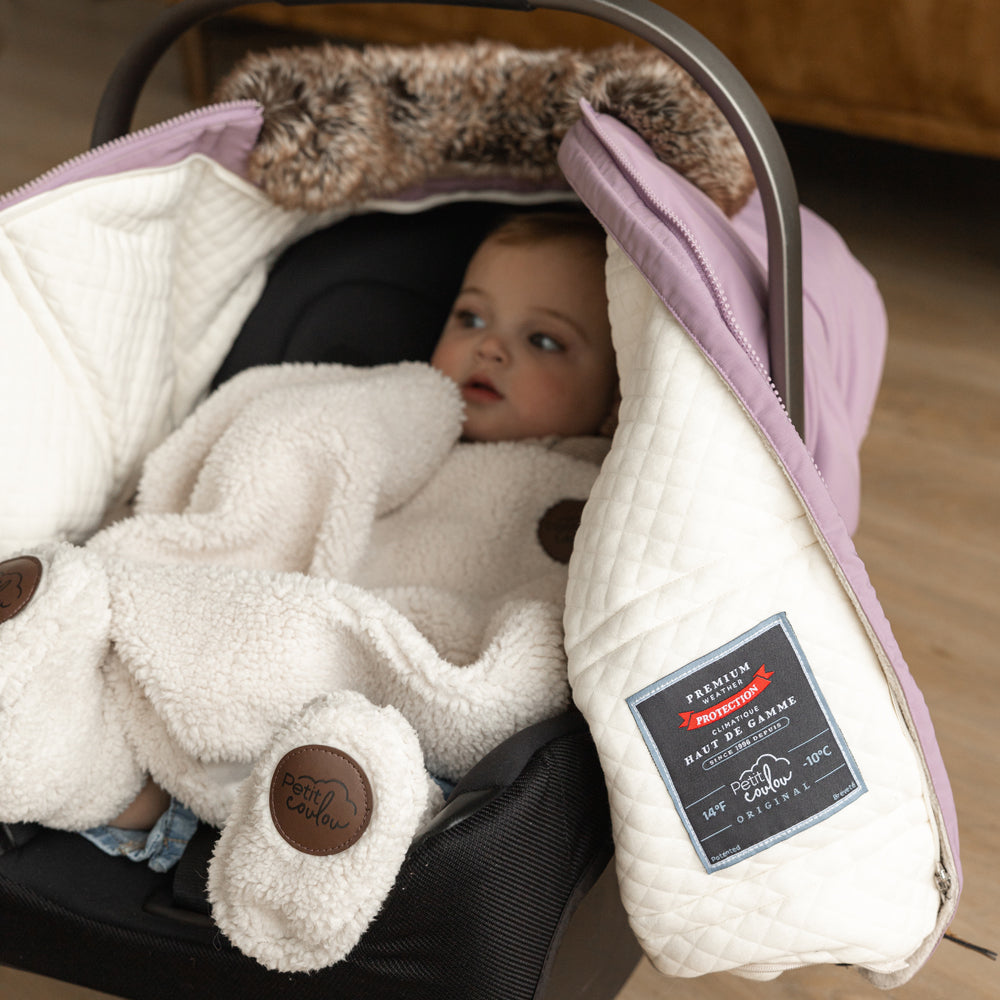 Petit coulou 3-season car seat cover - Classic Collection (-30°C to 15°C)