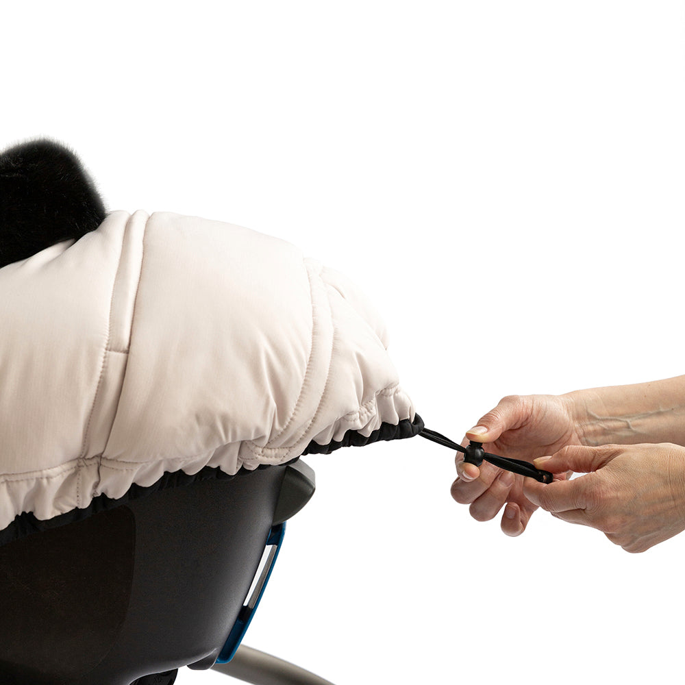 Petit coulou Luxury set: 3-season car seat cover & insulating base (-30°C to 15°C)