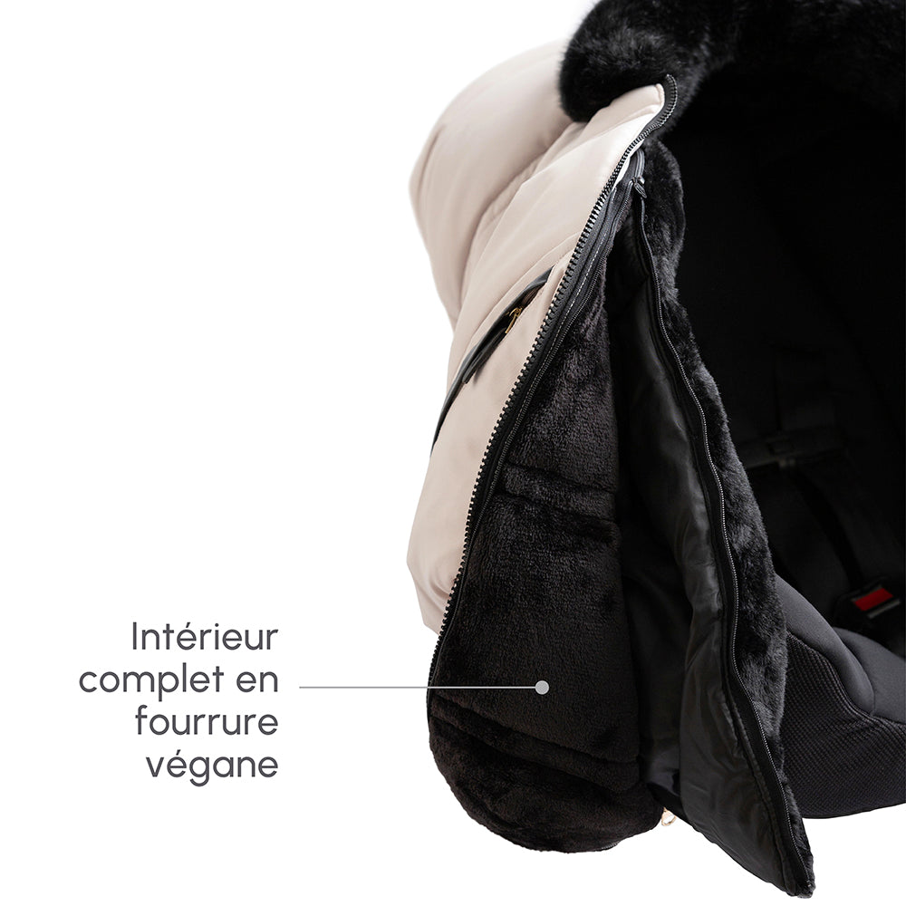Petit coulou Luxury set: 3-season car seat cover & insulating base (-30°C to 15°C)