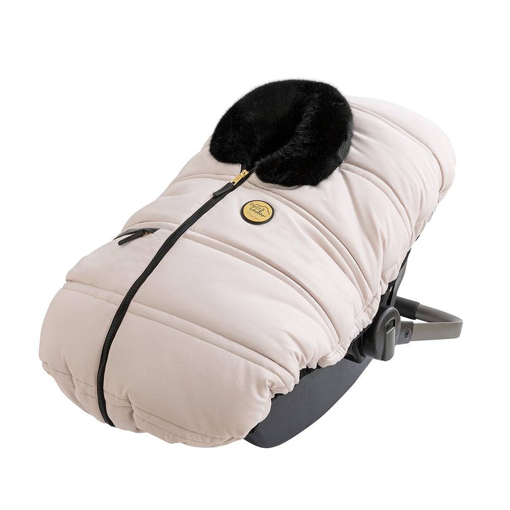 Petit coulou Luxury set: 3-season car seat cover & insulating base (-30°C to 15°C)