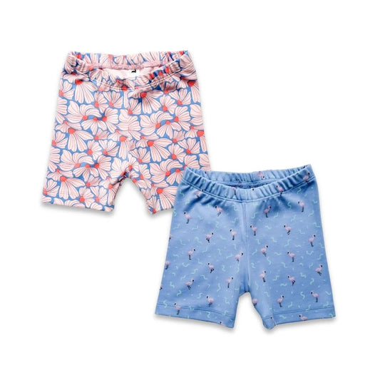 Kids' Bamboo Bike Shorts | Flamingo Fête