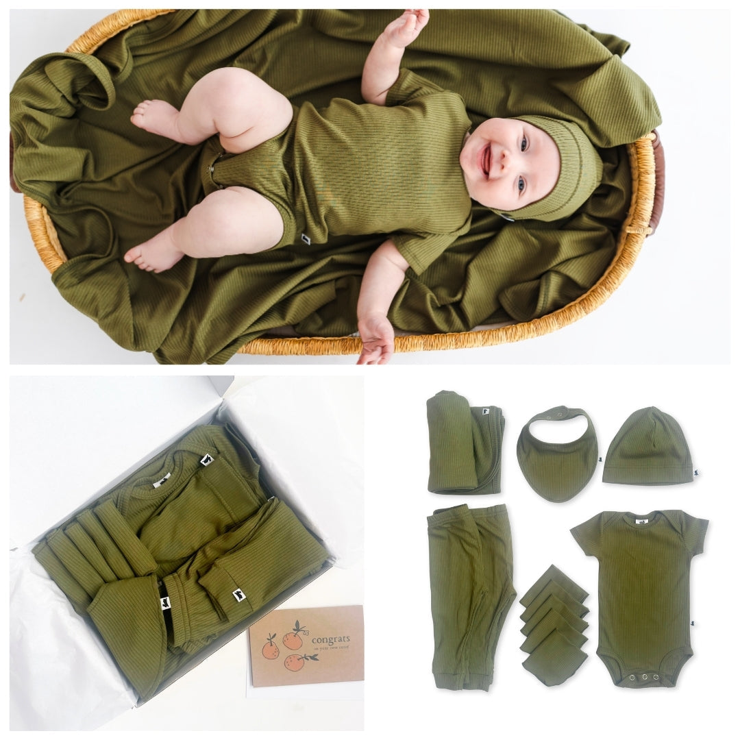Coffret Cadeau Bébé Bambou | Côte Olive