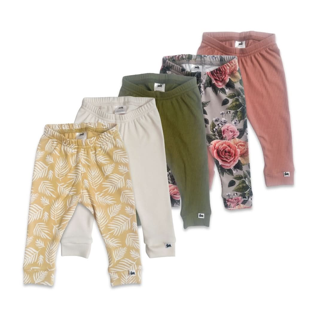 Baby Bamboo Leggings | Antique Floral