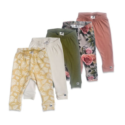 Legging bébé en bambou | Feuilles de palmier