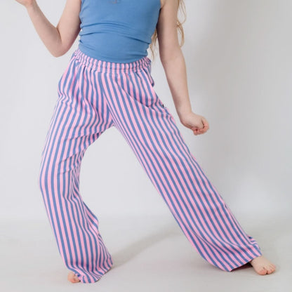 Youth Rayon from Bamboo Wide Leg Pants | Tidal Blue