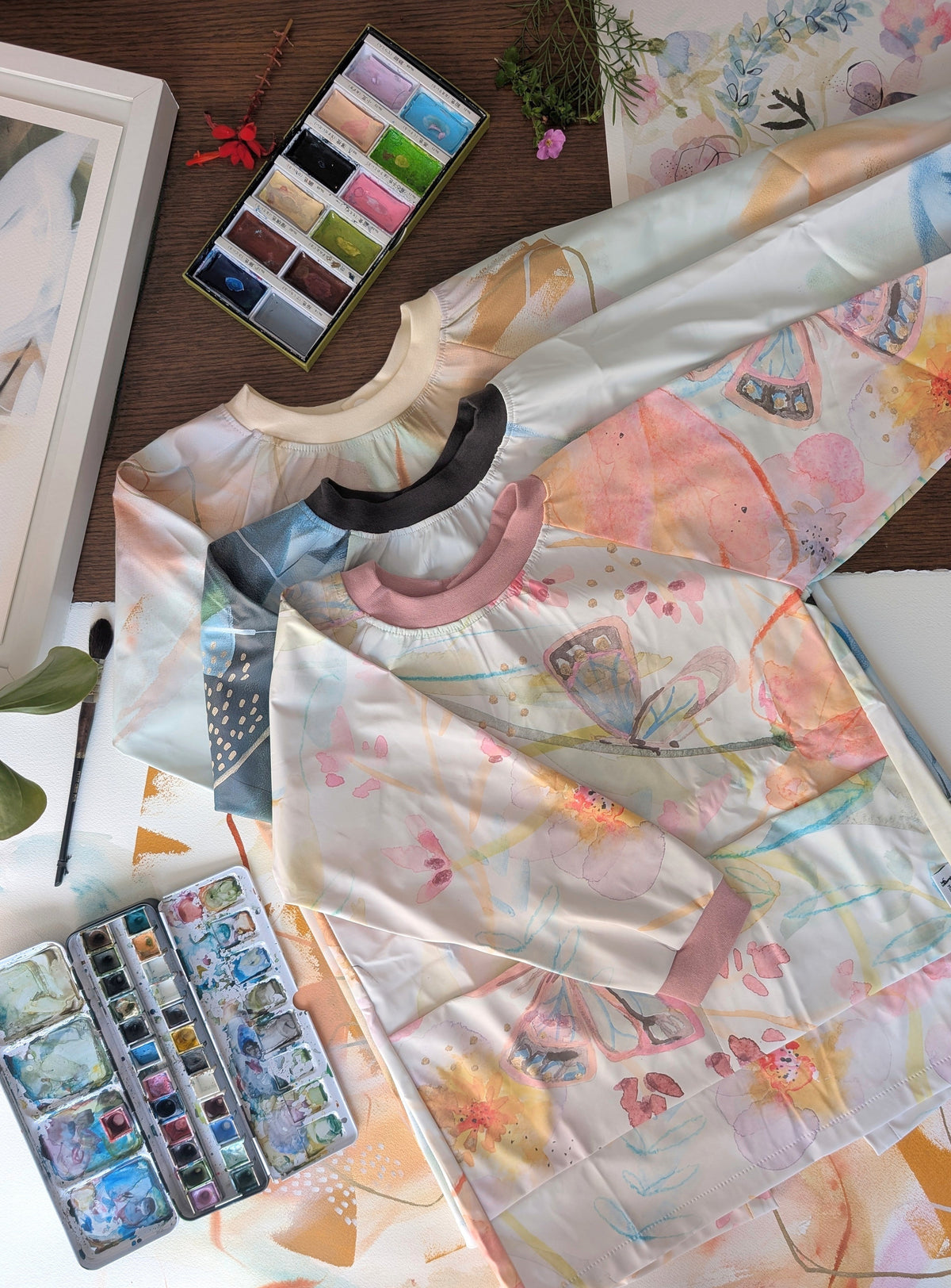 Waterproof artist apron for children