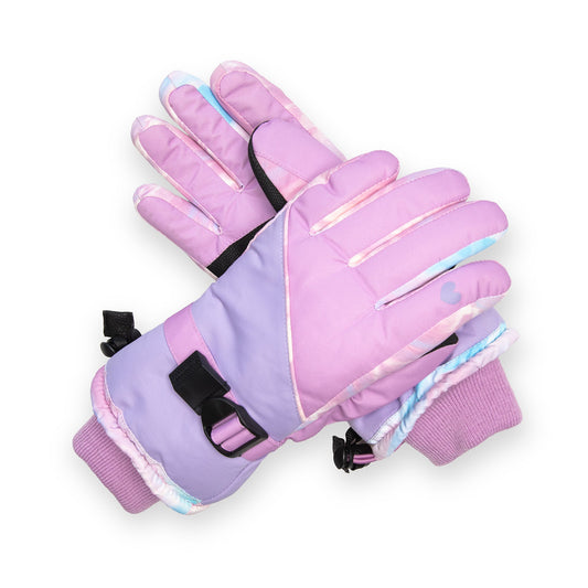 Gant de ski Cœur Lilas Pastel
