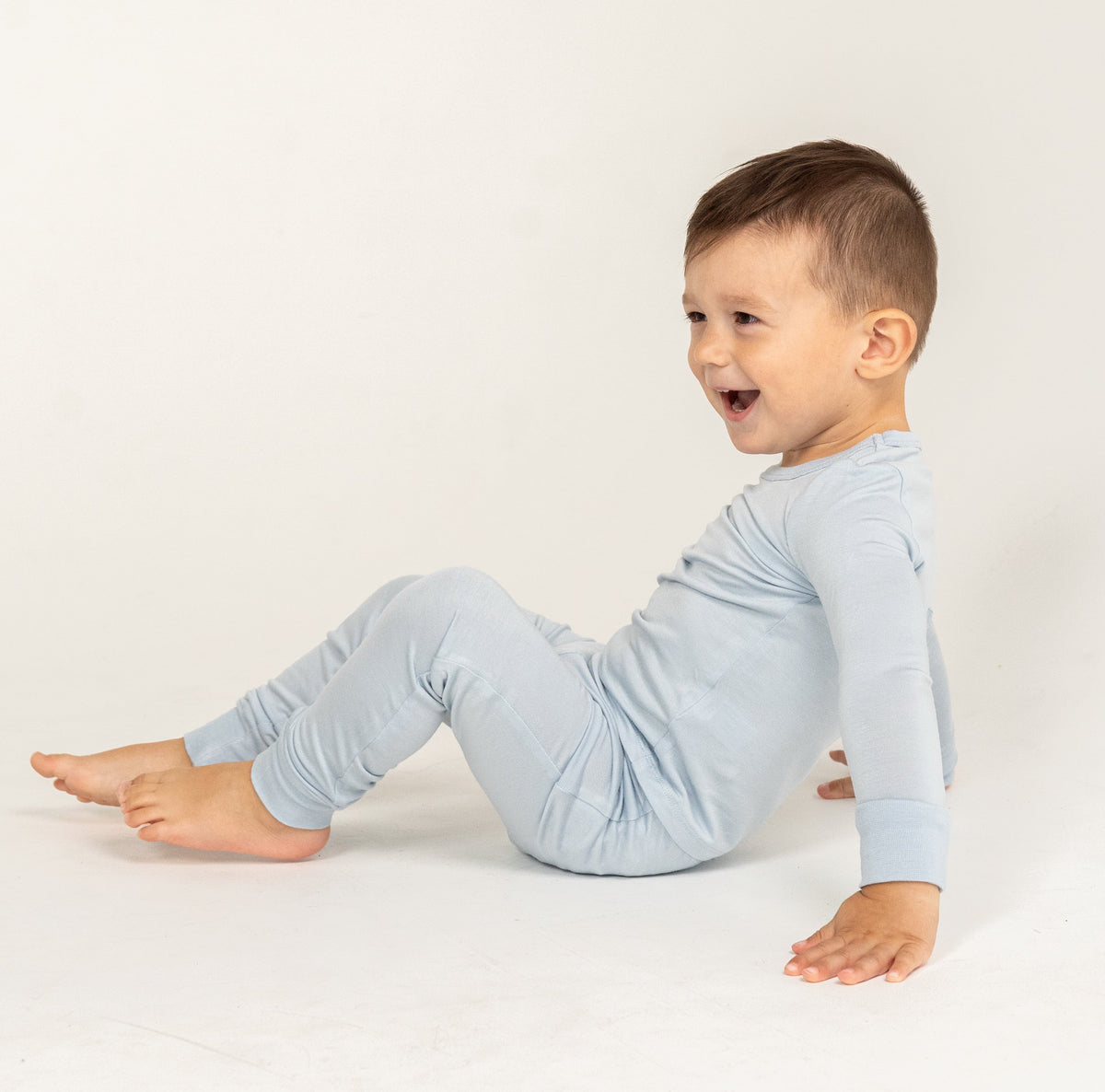 Bamboo Long Sleeve Pajama Set (Magic Cloud)