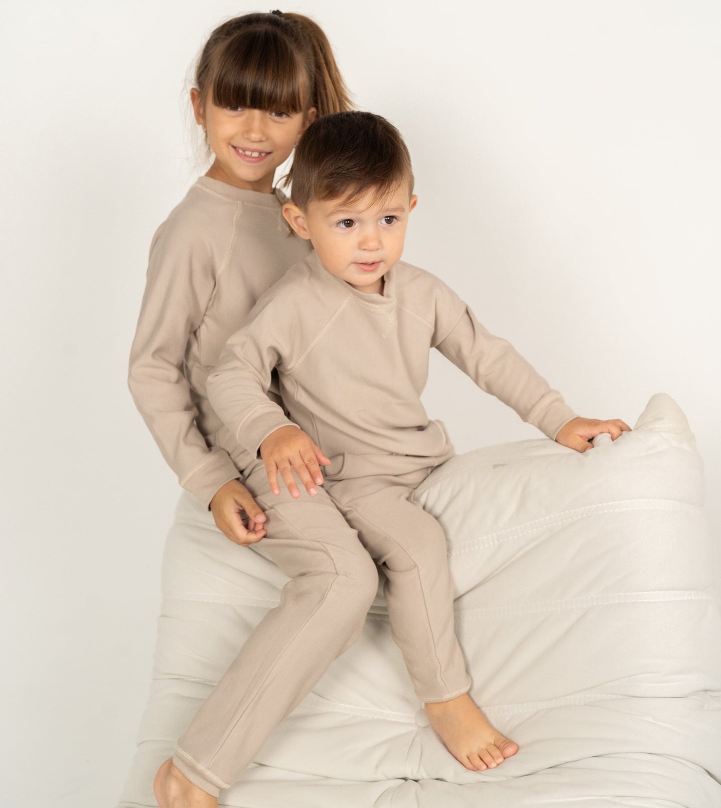 Bamboo Fleece Sweat Pants (Taupe)